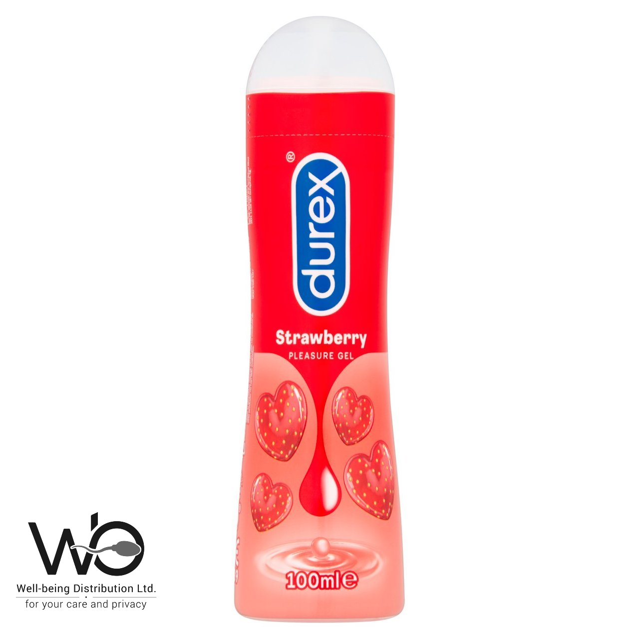 Picture of Durex Lube Strawberry Flavoured Lubricant Gel for Men & Women 100ml (Made In Thailand)