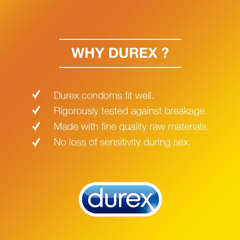 Picture of Durex Extra Ribbed and Dotted Condom for Men for Her Intense Pleasure |10pcs Pack | Made In India