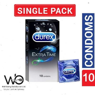 Picture of Durex Condom - Extra Time Condoms For Men 10Pcs Pack (Made In India)