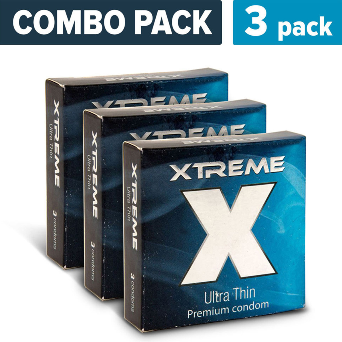 Picture of Xtreme Ultra Thin Condom for Men | Combo 3 Packs - 3x3=9pcs