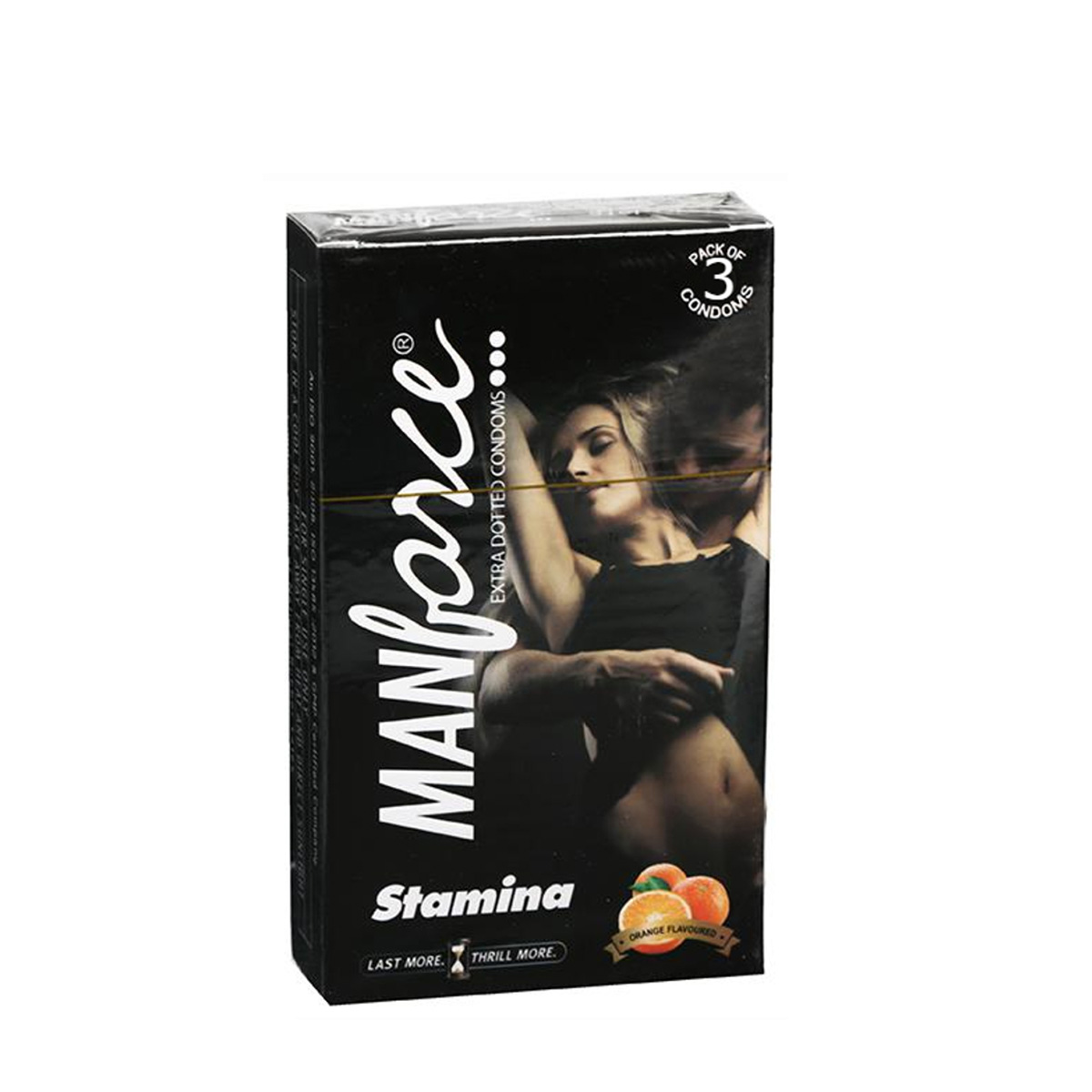 Picture of Manforce | Stamina Orange Flavored Condom For Men - Single Pack - 3x1=3pcs