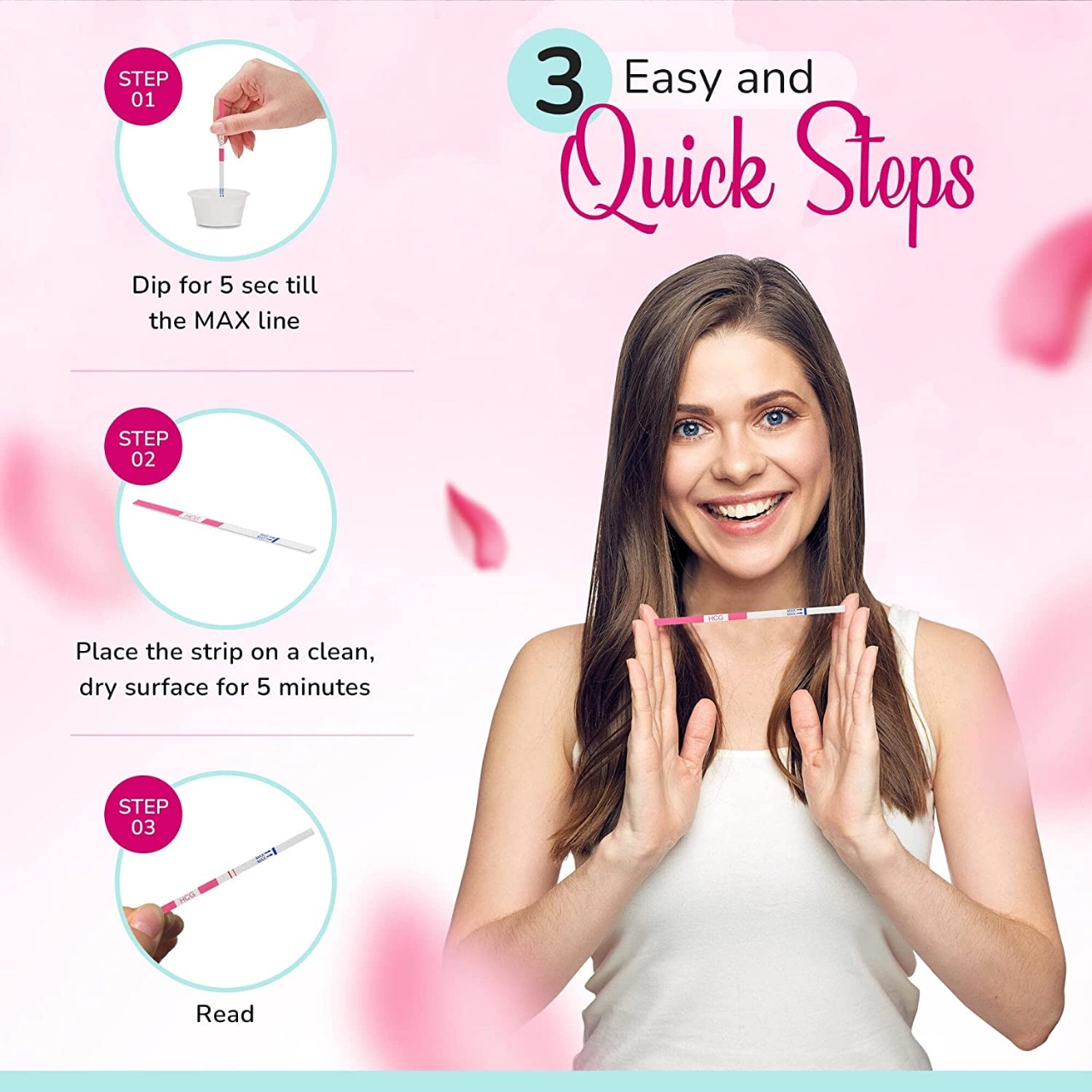 Picture of Get Sure Pregnancy Test Strip - 3pcs