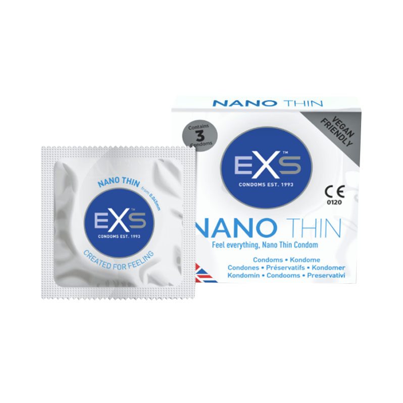 Picture of Exs Mix - 1 Pack Nano Thin & 1 Pack Glow In The Dark Condom for Men - 3X2=6Pcs | UK
