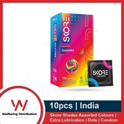 Picture of Skore Condom for Men Notout Climax Delay Condoms Dotted Condoms 10pcs Pack (Made in India)