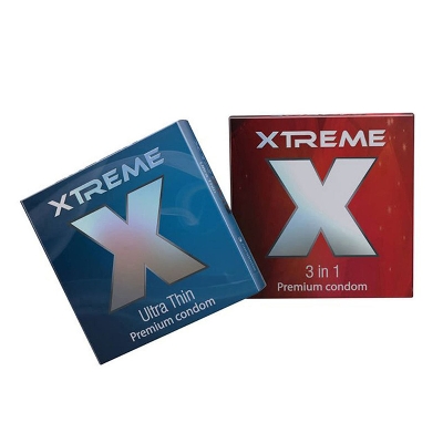 Picture of Xtreme Mix 1 Pack Ultra Thin 1 Pack 3 in 1 Condom 3x2= 6pcs