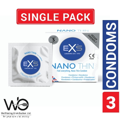 Picture of EXS  Nano Thin Condom for Men | Single 3pcs Pack | UK