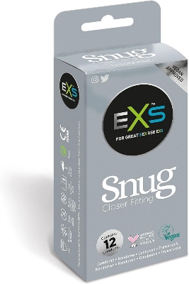 Picture of EXS Snug Tight Fitting Small Size Condoms Single Pack 3pcs Condom | Vegan Condoms