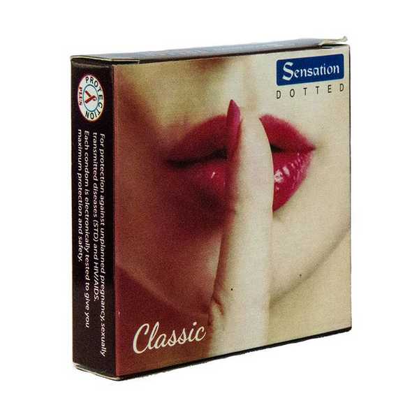 Picture of Sensation Dotted Classic Condom | Full Box 3x12=36pcs Condom | SMC