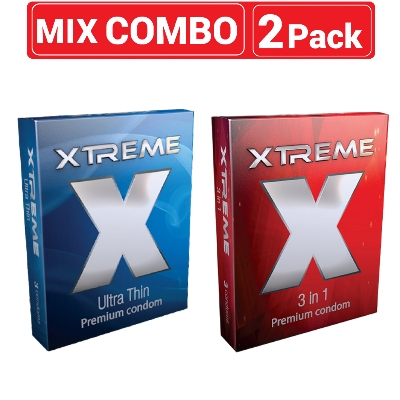 Picture of Xtreme Mix - 1 Pack Ultra Thin 3In1 Premium Condom