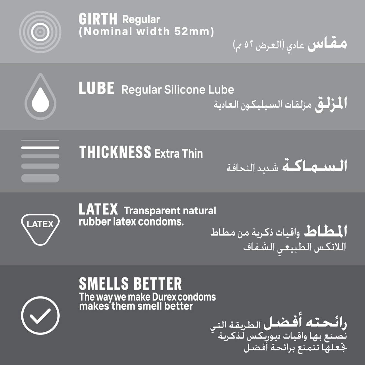 Picture of Durex  -Thin Feel Condom - Full Box - 3x6=18pcs