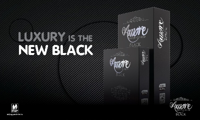 Picture of Amore Black Luxury Condom | 3’s X 6 18 pieces | 1 Full Box