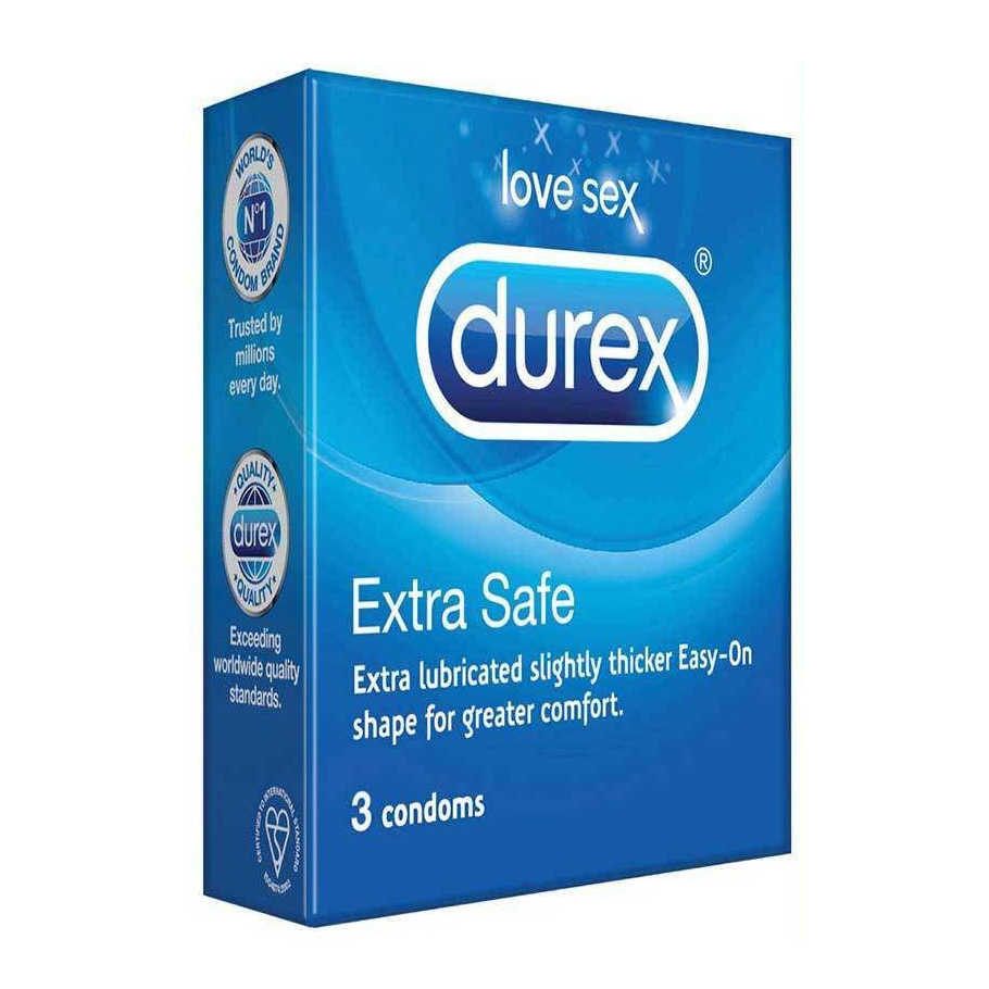 Picture of Durex - Extra Safe Condom - Combo Pack - 3 Packs - 3x3=9pcs