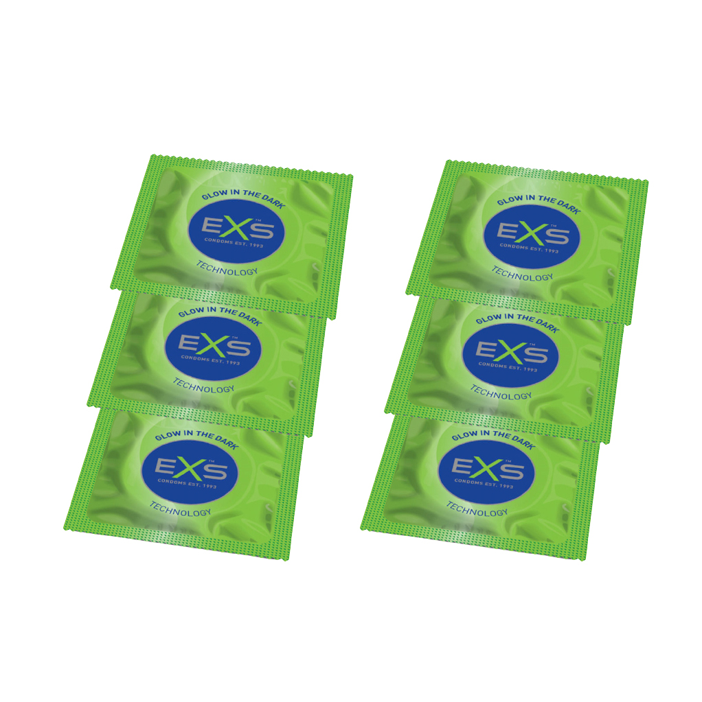 Picture of EXS - Glow In The Dark Condom for Men | Combo Pack - 3x2=6pcs | UK