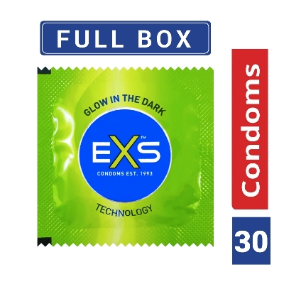 Picture of EXS - Glow In The Dark Condom For Men - Full Box
