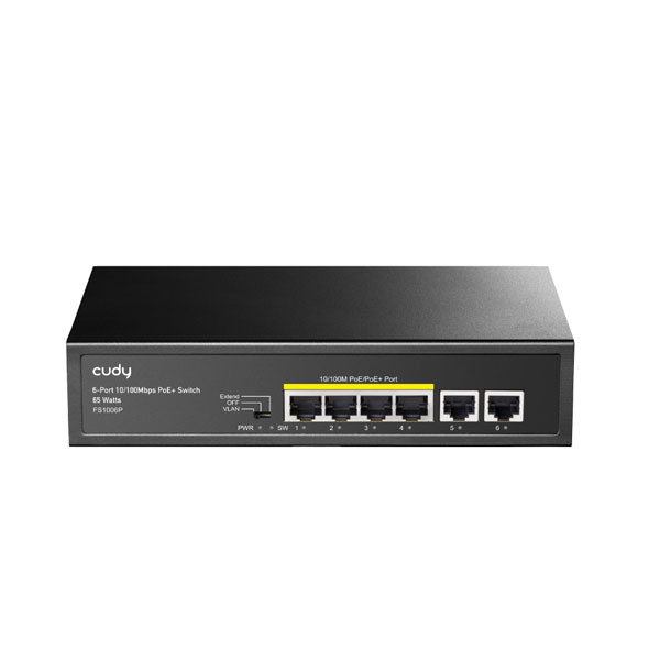 Buy Cudy FS1006P 6-Port 10/100M PoE+ Switch at Best Price In Bangladesh