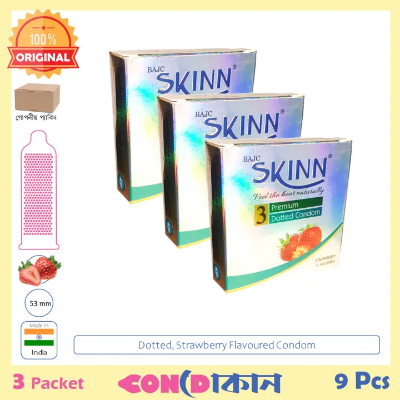 Buy SKINN Dotted Passion Fruit Flavoured Condom 1 Pack (3 Pcs) at Best Price in Bangladesh
