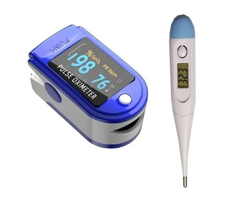 Picture of Pulse Oximeter Fingertip And thermometer Combo Offer