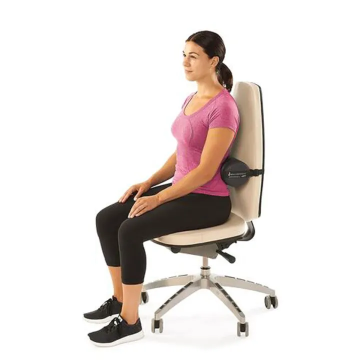 Picture of Alleviate Lower Back Pain with Spine Lumbar Roll Cushion - Ideal for Car Seat & Office Chair - NF Health Care