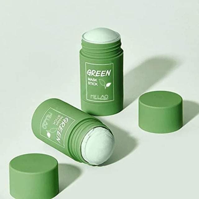 Picture of MELAO Green-Tea-Mask Stick Nourish Skin Organic Clay Mask Stick Oil Control Moisturizinge Brighteninge Detoxifying Acne Remover