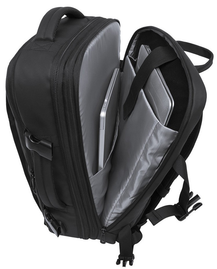 Buy BANGE BG1908 Large Capacity Expandable Multi-Purpose Business & Travel Backpack Waterproof Laptop Backpack for 15.6inch (Black) at Best Price In Bangladesh