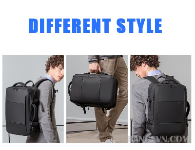 Buy BANGE BG1908 Large Capacity Expandable Multi-Purpose Business & Travel Backpack Waterproof Laptop Backpack for 15.6inch (Black) at Best Price In Bangladesh