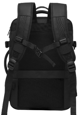 Buy BANGE BG1908 Large Capacity Expandable Multi-Purpose Business & Travel Backpack Waterproof Laptop Backpack for 15.6inch (Black) at Best Price In Bangladesh
