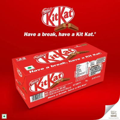 Picture of KitKat 3 Finger Chocolate 28.5g - (Pack of 28 Pices Box)