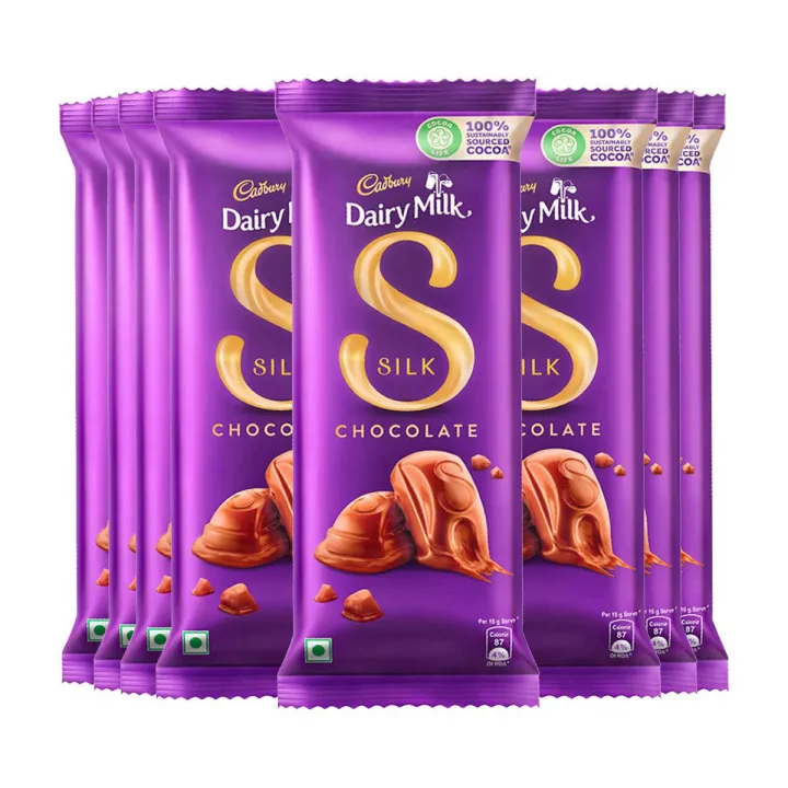 Picture of Cadbury Dairy Milk Silk Chocolate Bar 55g (Pack of 32 Pices Box)