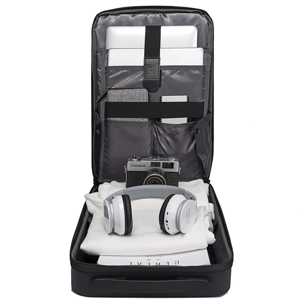 Buy Bange BG-22201 Business Hard Shell Computer Bag for Men, Waterproof Luggage with Black Color at Best Price In Bangladesh