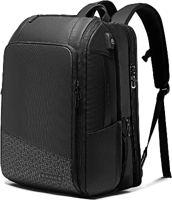 Buy BANGE BG-22005 Large Capacity Expandable Weekender Carry On Backpack, Waterproof Men's Business Laptop Backpack for 15.6inch (Black) at Best Price In Bangladesh