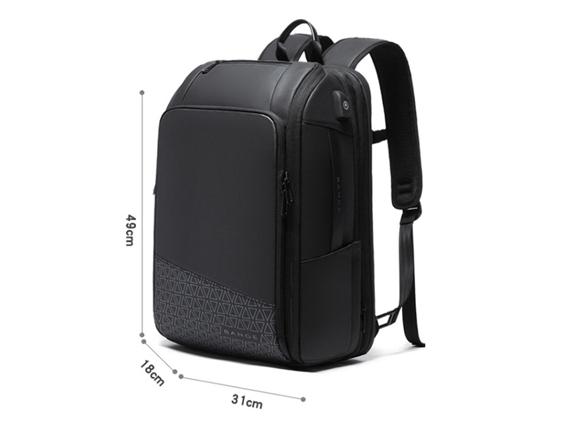 Buy BANGE BG-22005 Large Capacity Expandable Weekender Carry On Backpack, Waterproof Men's Business Laptop Backpack for 15.6inch (Black) at Best Price In Bangladesh