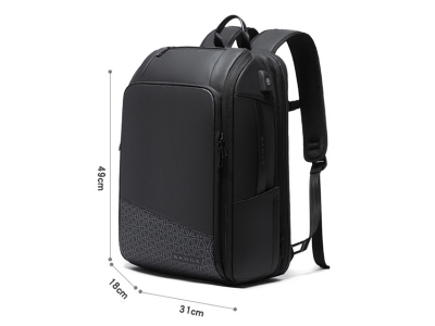Buy BANGE BG-22005 Large Capacity Expandable Weekender Carry On Backpack, Waterproof Men's Business Laptop Backpack for 15.6inch (Black) at Best Price In Bangladesh