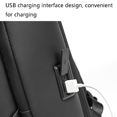 Buy BANGE BG-7277 Business Large Capacity Backpack Men Waterproof Travel Computer Backpack (Black) at Best Price In Bangladesh