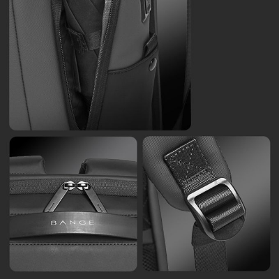 Buy BANGE BG-7267 Trendy Laptop Backpack Smart Stylish High-class Backpack For Business Travel Office School College Black at Best Price In Bangladesh