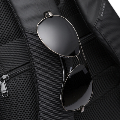 Buy Bange BG-1922 16 inch Men Oxford Fabric Waterproof Backpack with USB Port (Black) at Best Price In Bangladesh