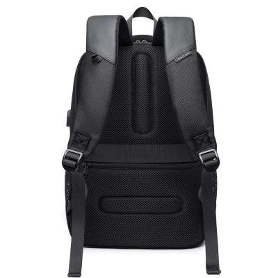 Buy Bange BG-1922 16 inch Men Oxford Fabric Waterproof Backpack with USB Port (Black) at Best Price In Bangladesh