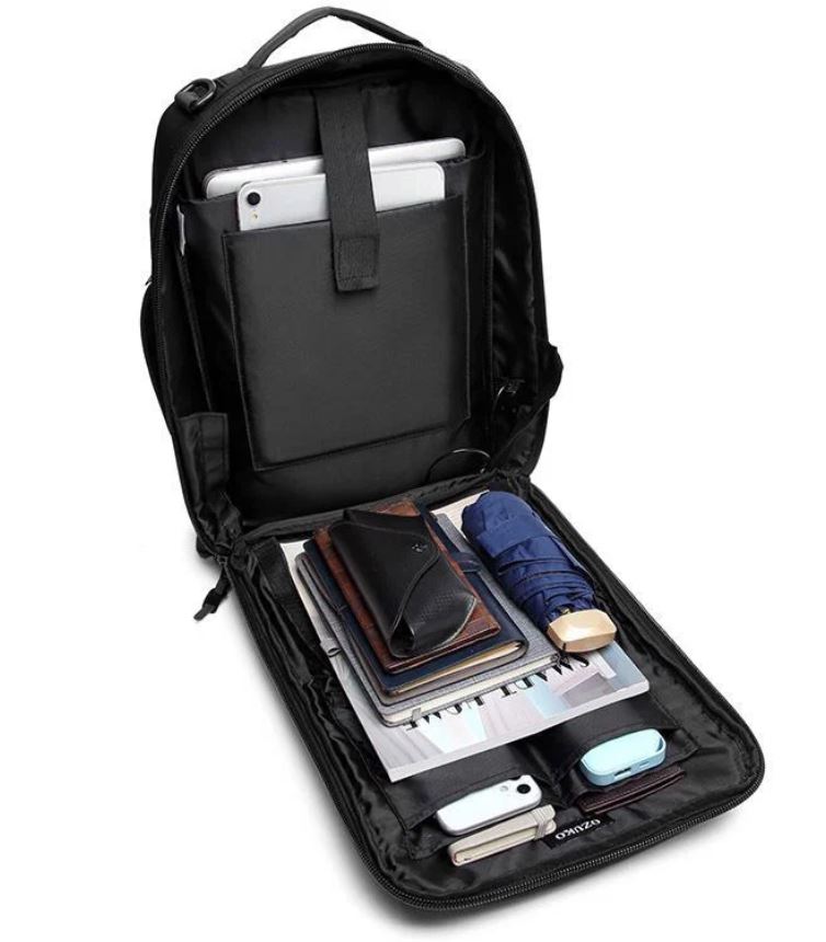 Buy Ozuko 9490s Usb Multifunction Waterproof Backpack Capacity Easy Carry Laptop Bag 15.6 Business Briefcase Men at Best Price In Bangladesh
