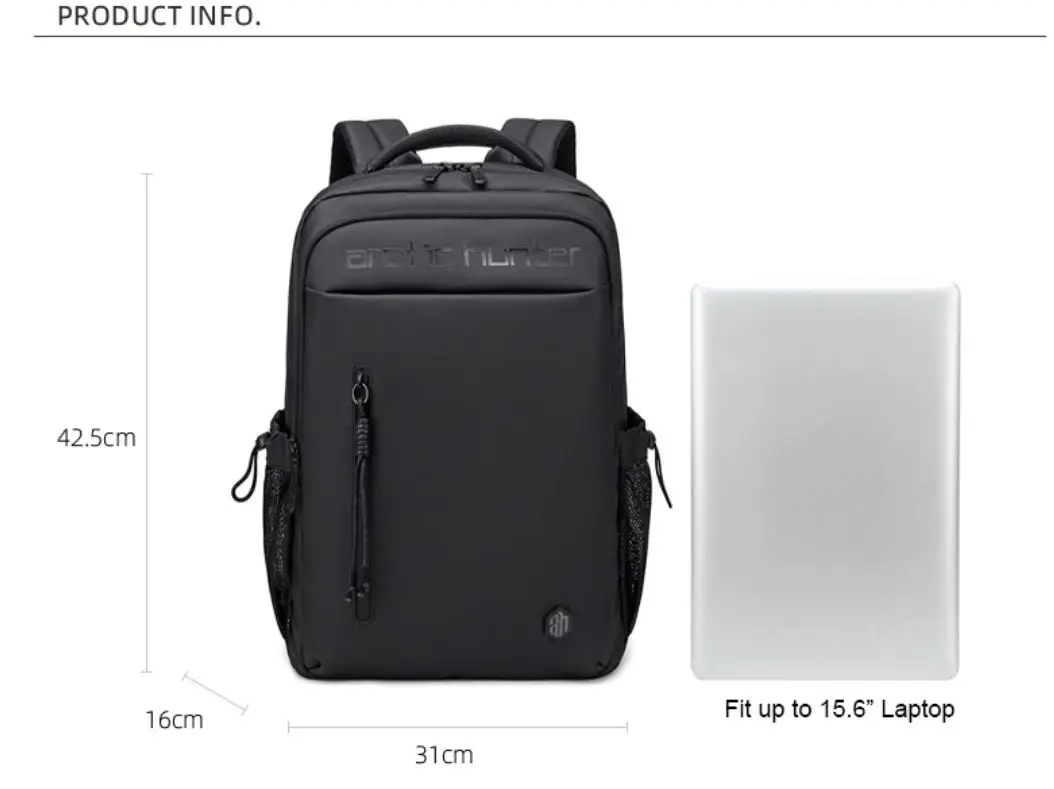 Buy Arctic Hunter B00534 New Fashion Waterproof Business Backpack at Best Price In Bangladesh