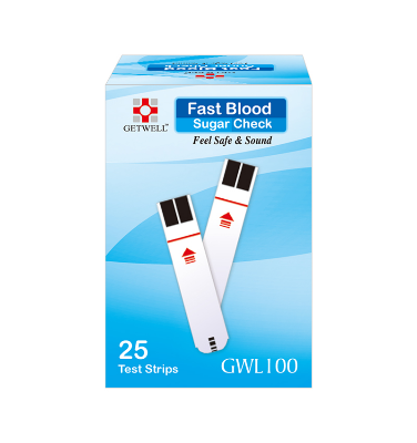 Picture of Fast Blood Sugar Check Machine with 25pcs Strip 