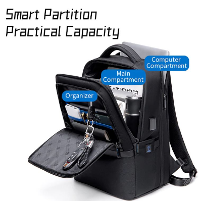 Buy B00490 9cm Expandable Fashion Men Backpacks 15.6inch USB Charging Laptop Backpack Brand: Arctic Hunter at Best Price In Bangladesh