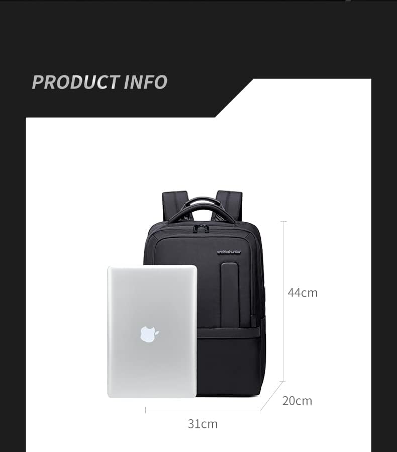 Buy B00490 9cm Expandable Fashion Men Backpacks 15.6inch USB Charging Laptop Backpack Brand: Arctic Hunter at Best Price In Bangladesh