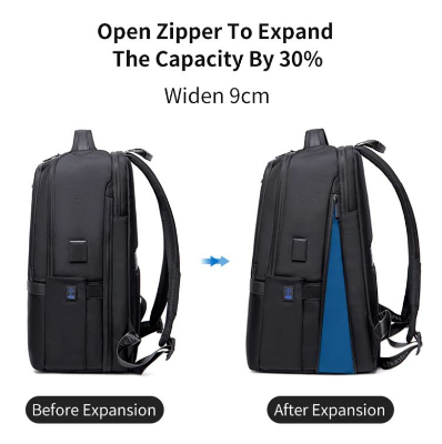 Buy B00490 9cm Expandable Fashion Men Backpacks 15.6inch USB Charging Laptop Backpack Brand: Arctic Hunter at Best Price In Bangladesh