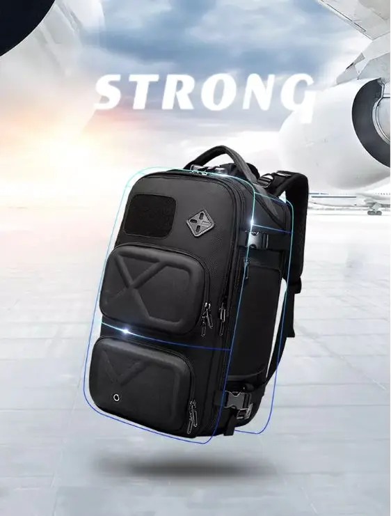 Buy Ozuko 9309L Designer Luxury Travel Bags Luggage Mochilas Tacticas Antirrobo Usb Hiking Backpack Bag at Best Price In Bangladesh