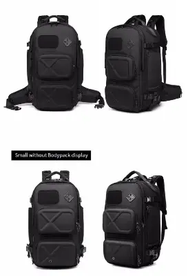 Buy Ozuko 9309L Designer Luxury Travel Bags Luggage Mochilas Tacticas Antirrobo Usb Hiking Backpack Bag at Best Price In Bangladesh