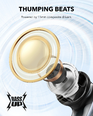 Picture of Anker Soundcore P40i by Anker, Wireless Noise Cancelling Headphones, Adaptive Noise Cancellation, Heavy Bass, 60H Playtime