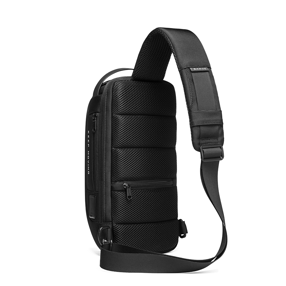 Buy BANGE BG-22085 CHEST BAG WITH USB 3.0 CHARGING PORT - ANTI-THEFT LOCK WATERPROOF CROSSBODY SHOULDERBAG TRAVEL PACK at Best Price In Bangladesh