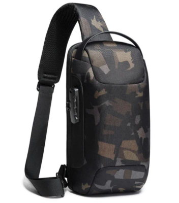 Buy BANGE BG-22085 CHEST BAG WITH USB 3.0 CHARGING PORT - ANTI-THEFT LOCK WATERPROOF CROSSBODY SHOULDERBAG TRAVEL PACK at Best Price In Bangladesh