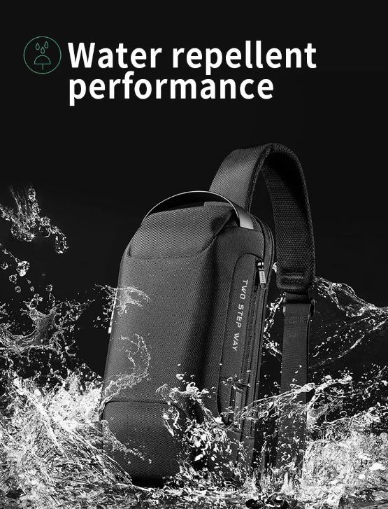 Buy BANGE BG-22085 CHEST BAG WITH USB 3.0 CHARGING PORT - ANTI-THEFT LOCK WATERPROOF CROSSBODY SHOULDERBAG TRAVEL PACK at Best Price In Bangladesh