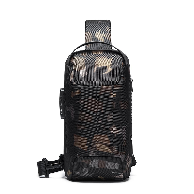 Buy BANGE BG-22085 CHEST BAG WITH USB 3.0 CHARGING PORT - ANTI-THEFT LOCK WATERPROOF CROSSBODY SHOULDERBAG TRAVEL PACK at Best Price In Bangladesh