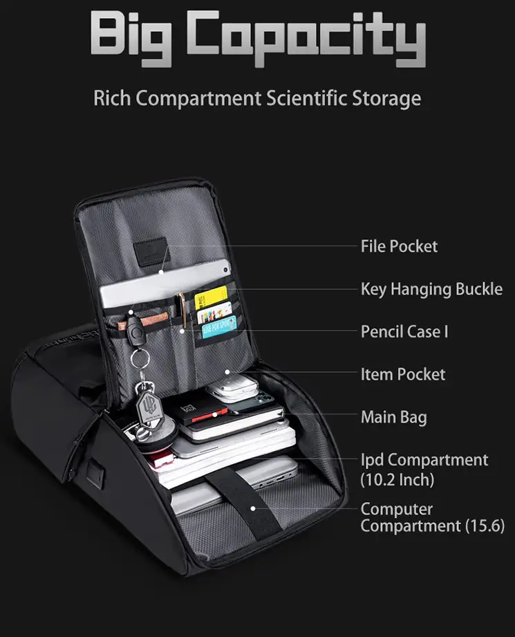 Buy ARCTIC HUNTER B00428 Leisure Travel Backpack Men 15.6" Daypack Teenagers Multifunction School Bag Anti-theft Laptop Backpack For Men at Best Price In Bangladesh